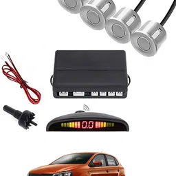 maties 4Parking Sensor Increased Safety For Passengers Silver-206 Universal Car Reverse Silver Parking Sensor With LED Display ,Buzzer-206 Parking Sensor-picture-25