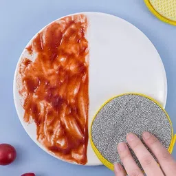 marmoris ecom Double Side Dishwashing Scrubber, Multiuse Cleaning Sponges for Kitchen Scrub Pad image 3