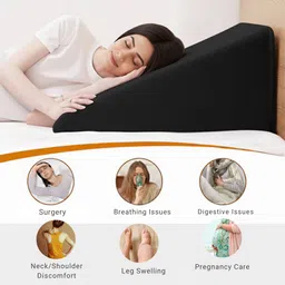 myergonomy Memory Foam Cushion Pack of 1 Solid Wedge Plus Cushion image 2