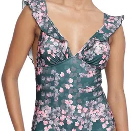 la intimo Andrott Frill Monokini Printed Women Monokini Multicolor Swimsuit-picture-11