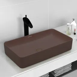 Basin for Bathroom/Ceramic Table Top Wash Basin/Over Counter Washbasin for Home Counter Top-image-13