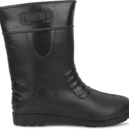 elecant 11-inch PVC Gumboots, Non-Metallic Toe, Oil, Water and Acid Resistant Boots For Men image 2