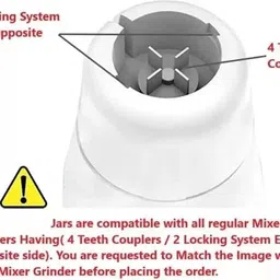 sphinix Bullet Jar Set of 2 (530 ML & 350 ML) Mixer Juicer Jar image 5