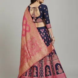 anugrah textile Floral Print Semi Stitched Lehenga Choli image 3