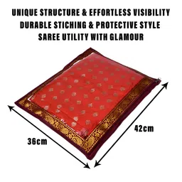 Kuber Industries Maroon Set of 6 Regular Fashion Organisers image 2