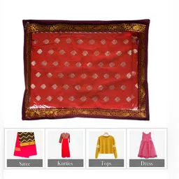 Kuber Industries Maroon Set of 6 Regular Fashion Organisers image 3