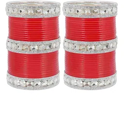 NMII Set Of 66 Traditional Bridal Chuda Bangles image 4