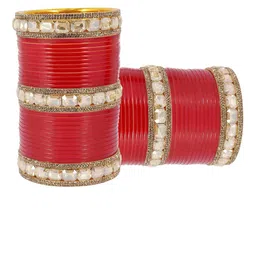 NMII Set Of 66 Traditional Bridal Chuda Bangles image 5