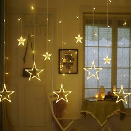 SPARK WORLD Yellow Star Shape String Lights-picture-40