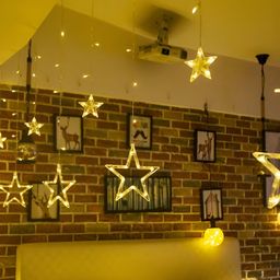 SPARK WORLD White Star-Shaped String Lights-picture-16