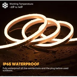 SPARK WORLD Yellow Rice Shaped LED Strip Lights image 2