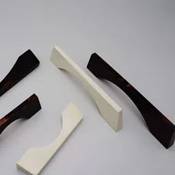 Rab White Glossy Finish Door Handle image 2