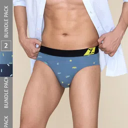 XYXX Splash Intellifresh Pack Of 2 Printed Cotton Basic Briefs XYBRF2PCKN681-picture-15