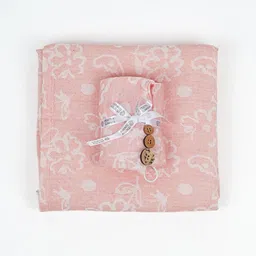 Doctor Towels Coral 2 Pieces Banana Floral Jacquard 300 GSM Bath Towel and Hair Towel-image-80