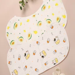 KICKS & CRAWL Infants Pack Of 2 Printed Bibs-picture-27