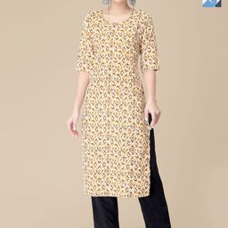7Threads Women Ethnic Motifs Printed Regular Kurta with Trousers-picture-9