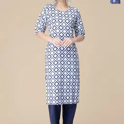 7Threads Women Ethnic Motifs Printed Regular Kurta with Trousers-picture-32