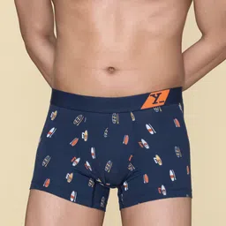 XYXX Splash Intellifresh Pack Of 3 Printed Anti-Roll Cotton Trunks XYTRNK3PCKN913 image 3