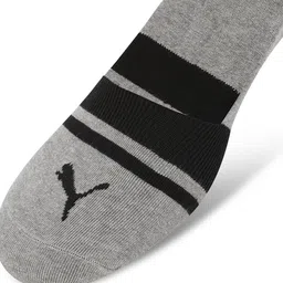 Puma Unisex Pack of 3 Patterned Cotton Shoe-Liner Socks image 4