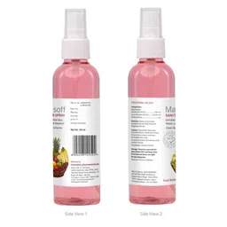 Maxisoft Set Of 4 Fruit Basket Hand Sanitizer Spray To Clear Bacteria Germs- 120ml Each image 5