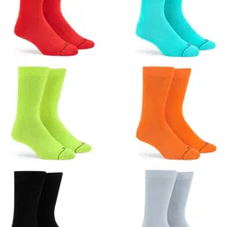 Dynamocks Pack Of 6 Calf-Length Bamboo Socks image 1