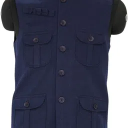gargian master cut Self Design Men Waistcoat image 2