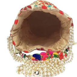 ruwaza Women Multicolor Potli image 5