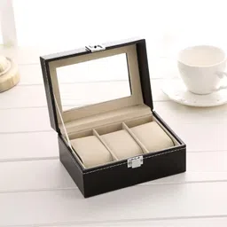 nishiv Organizer Holder for Men & Women and Beign Watch Box image 4