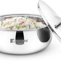 bergner Stainless Steel Double Walled Hot Pot / Serving Casserole with PU Insulated Lid, Serve Casserole-picture-10