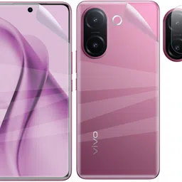 Ten To 11 Front and Back Screen Guard for ViVO V60, Ultra Thin Hydrogel Soft TPU Screen Guard for ViVO V60 [With Rear Camera Lens Guard]-image-44