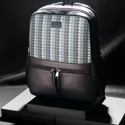 ZOUK Bombay Houndstooth Printed Backpack with Compression Straps Up to 16 inch-picture-40