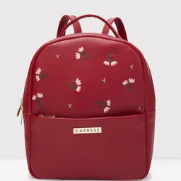 Caprese Women Printed Leather Backpack-image-35