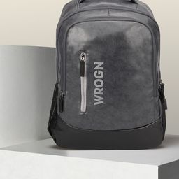 WROGN Men Brand Logo Printed Backpack with USB Charging Port-Up to 15 inch-picture-29