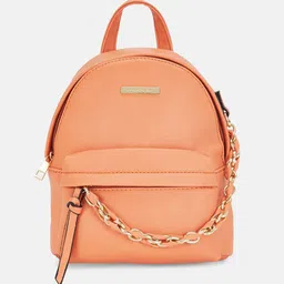 Forever Glam by Pantaloons Women Coral Solid Backpack-image-33