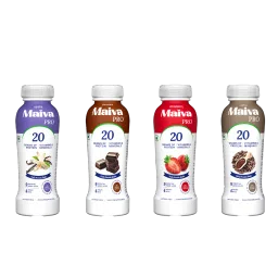 Maiva Pro Plant Protein Shake | 20g Protein | 20 Vitamins & Minerals | Sweetened with Dates | All Essential Amino Acids | Vanilla, Strawberry, Chocolate & Coffee | Assorted Pack - 300ml (Pack of 4)-image-35