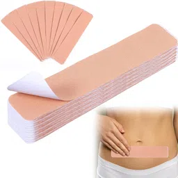 ryukinx 50 Pcs Body Control Tape - Waterproof Tummy Control Tape for Flat Stomach Leg & Thigh Lifters image 1