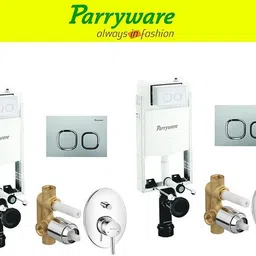 parryware Half Frame Concealed Cistern, with divater body upper part set of 2 pic 103 Dual Flush Tank-picture-21