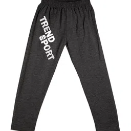 Fashionable Kids Mid-Rise Typography Printed Pure Cotton Track Pant-picture-38