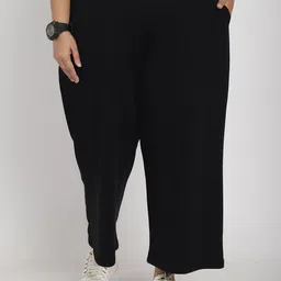Rute Plus Size Women Mid-Rise Cotton Relaxed Fit Gym Track Pants-picture-27