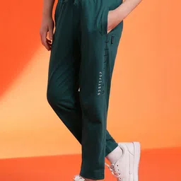 Lil Tomatoes Boys Typographic Printed Track Pants image 3
