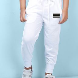 NUSYL Kids Printed Detail Regular Fit Joggers-picture-44