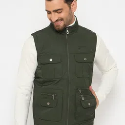 duke Men Solid Bomber Jacket-picture-21