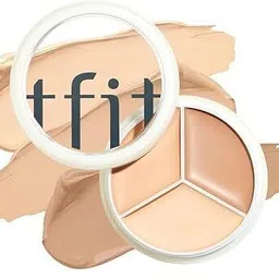 dussen Fit Cover Up Pro Concealer | 3 In 1 Cream Concealer Palette (pck of 2) Concealer-picture-28