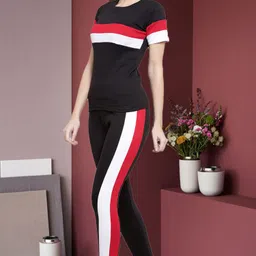 dtr fashion Striped Women Track Suit image 4