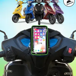 kashaf enterprises Mobile Holder Bag Pouch For Activa Jupiter Ola S1 Zypp All Scooter Scooty 7 inch Bike Mobile Holder-picture-21