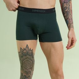 damensch Feel Mint Combed Cotton Green Solid Men Trunk-picture-39