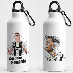 Ronaldo Printed Stylish Sipper Water 600 ml Water Bottle-image-19