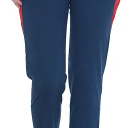 weboasis Women Solid Blue Track Pants image 1