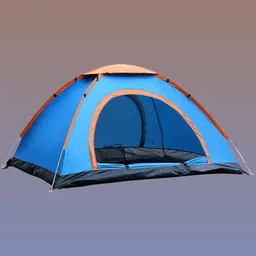 4-Person Backpacking Canopy – Quick Installation Open-Air Dome Tent - For 4 persons-image-1