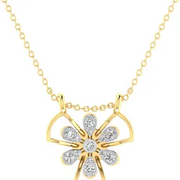 avsar Avsar BIS Hallmark AVP1179YB 14kt Cubic Zirconia Yellow Gold Pendant image 1